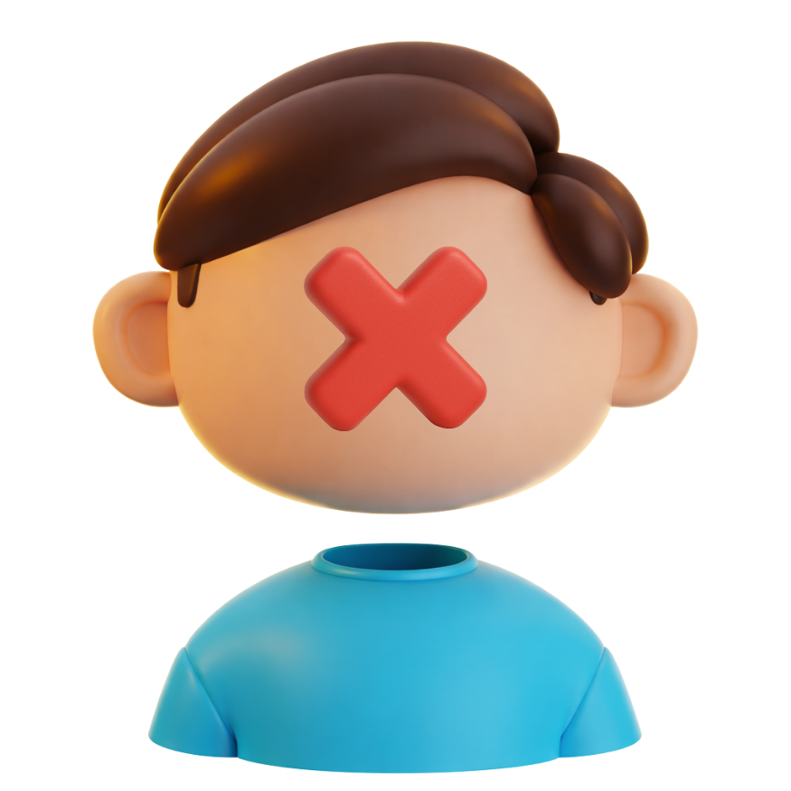 Pas besoin de montrer ton visage